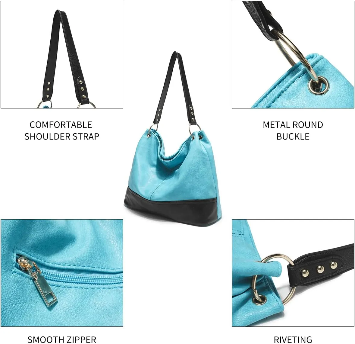 Women Tote Bag Top Handle Shoulder Satchel Bags Fashion Zipper Large Leather Purses and Handbags For Women,Pom Pom Keychain