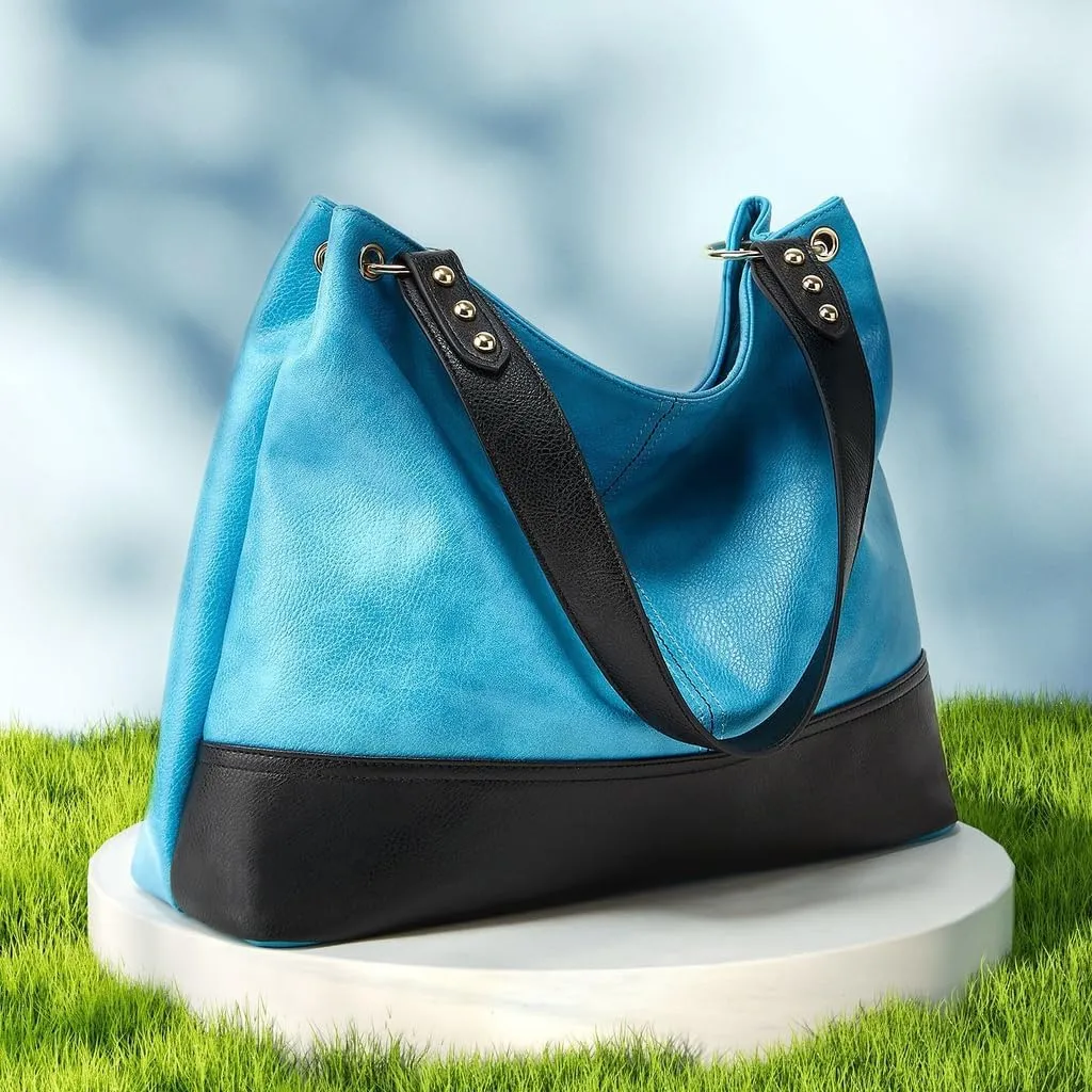 Women Tote Bag Top Handle Shoulder Satchel Bags Fashion Zipper Large Leather Purses and Handbags For Women,Pom Pom Keychain