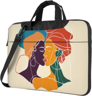 Women who talk Laptop bag Protective Laptop Polyester Oxford cloth material Computer Bags Soft fabric lining Laptop Shoulder Bag for 13 Inch