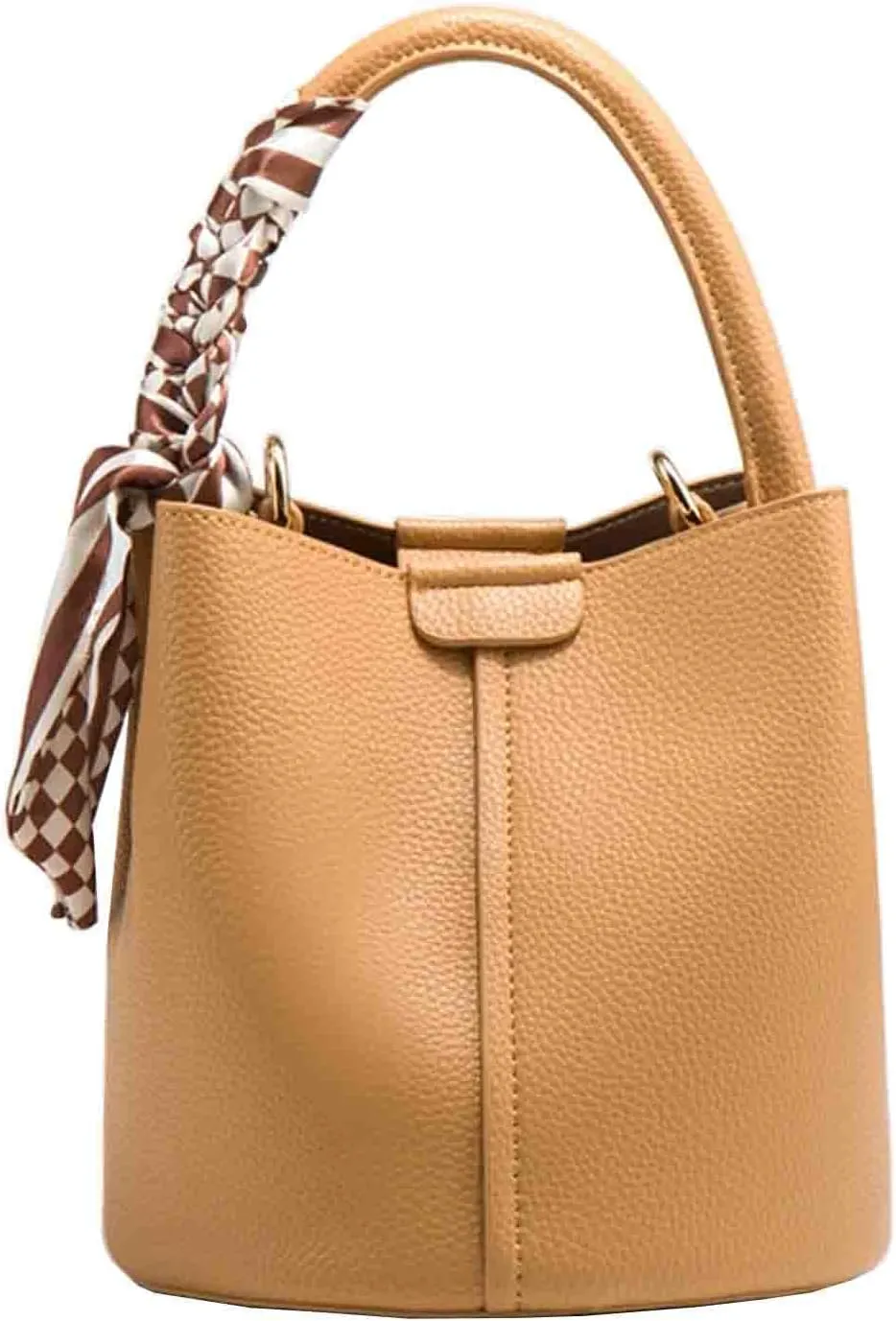 Women's bucket bag Mini PU leather bag Y2K shoulder bag minimalist crossbody bag designer shoulder bag