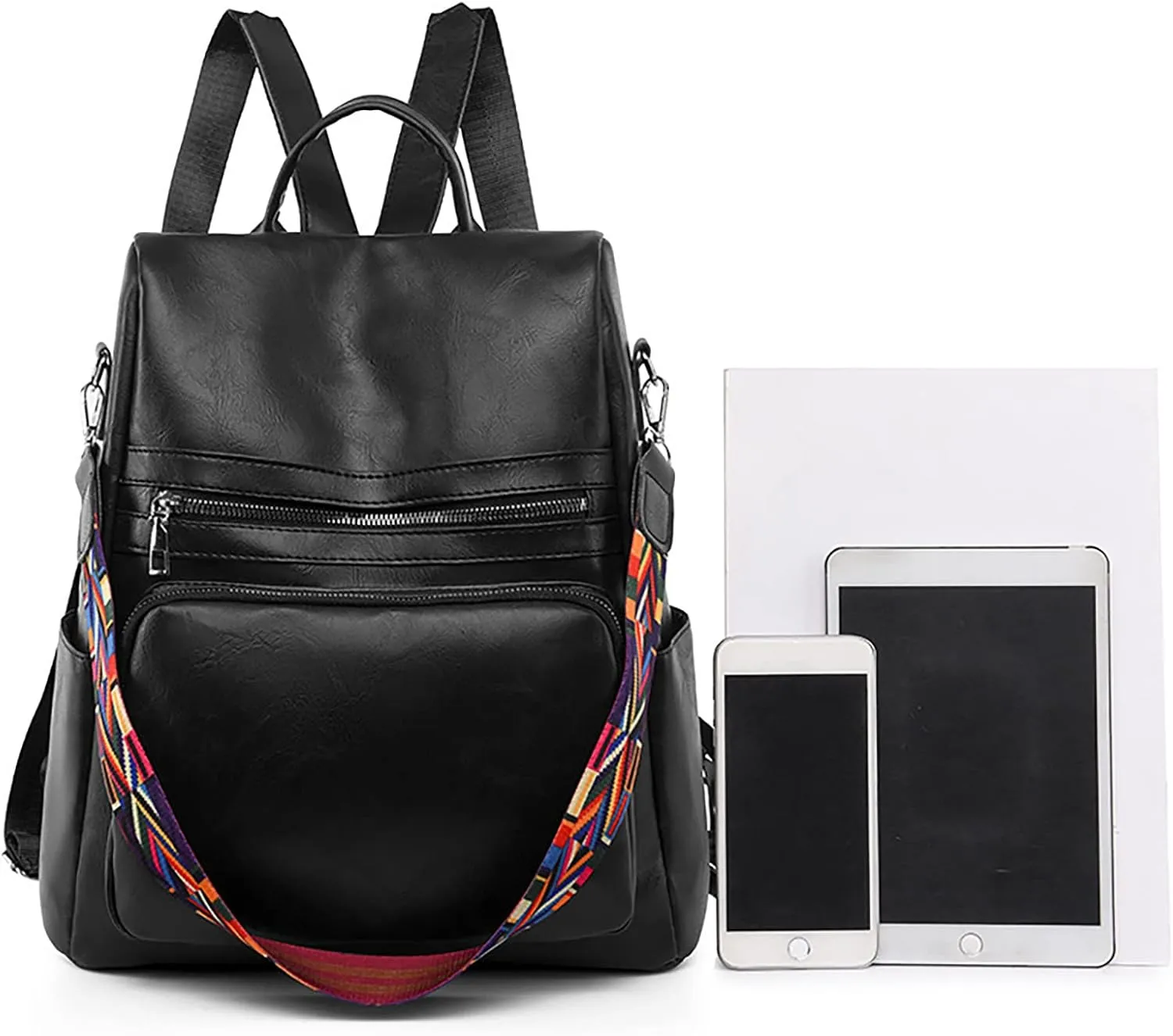 Women's Casual Fashion Backpack Practical Zipper Casual Purpose Tote Backpacks Outdoor Travel Backpack for Girls