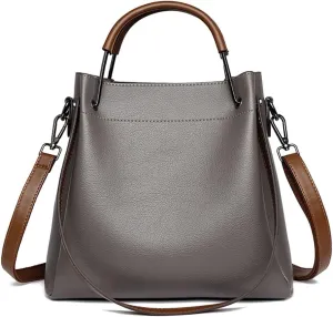 Women's Cross Body Purses and Handbags Top Handle Bags (3 Straps,Metal Hand  Shoulder Crossbody Straps)