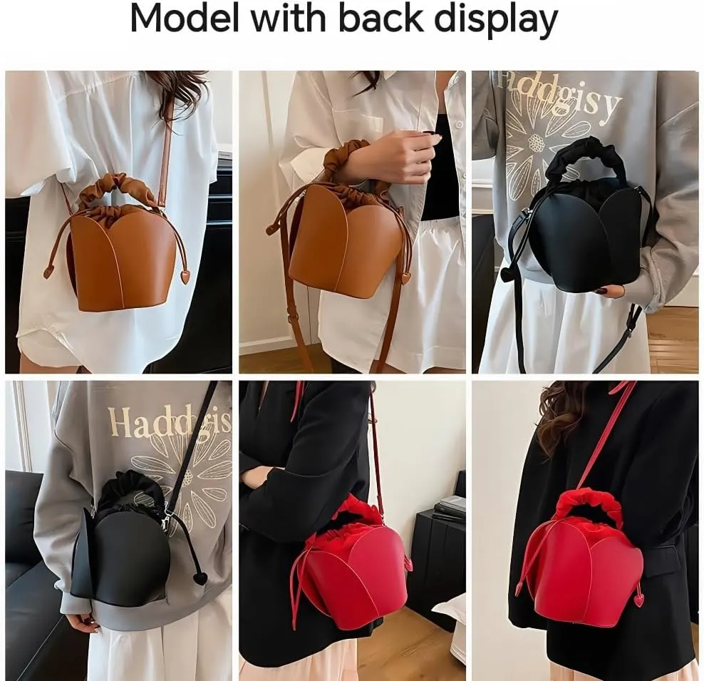 Women's Crossbody Bags,Creative Petal Bag, Team bride Accessories,Suitable for Banquets,Travel,Leisure, Various Occasions