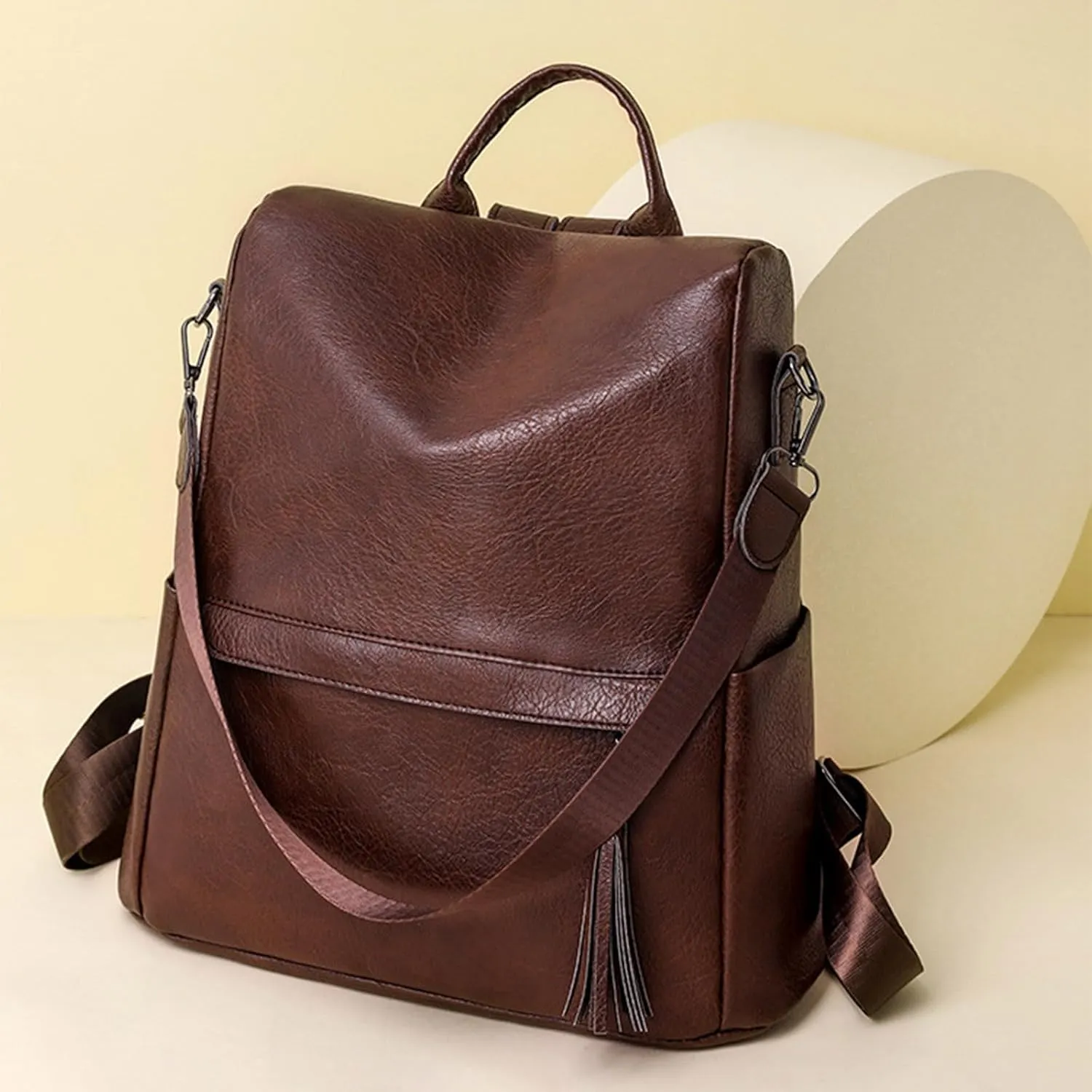 Women's Fashion Cloth Outdoor Travel Bag Letter Purse Mobile Phone Messenger Bags School Backpack for Teen Girls