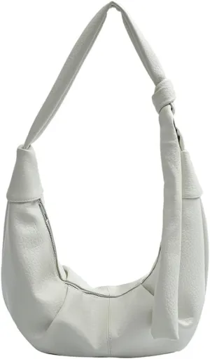 Womens Fashion Shoulder Crossbody Bag Soft Vegan leather Tote Purse Large Dumpling Handbag Top Handle Y2k Satchel