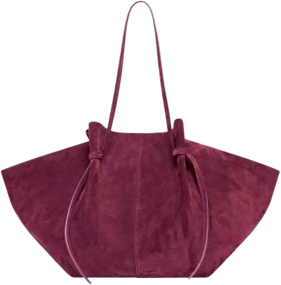 Women's Fashion Velvet Vintage Wing Bag Large Capacity Handbag Shoulder Crossbody Bag Totes Hobo Versatile Chic Stylish
