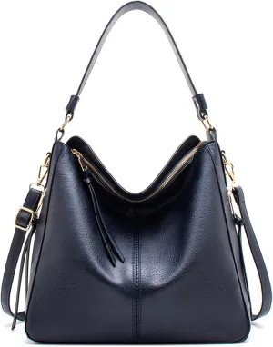 Women's Handbag Shoulder Bag Vintage-Inspired PU Vegan Leather Stylish Crossbody Bucket Purse Satchel