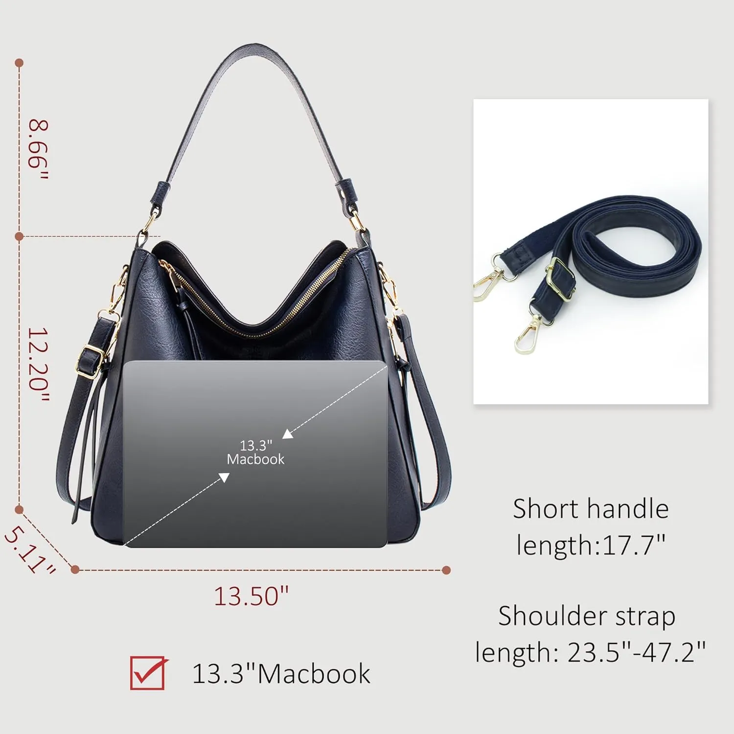 Women's Handbag Shoulder Bag Vintage-Inspired PU Vegan Leather Stylish Crossbody Bucket Purse Satchel
