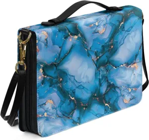 Womens Mens Bible Cover Case Leather Bible Carrying Bag Portable Church Protective for Christian Size M-2XL