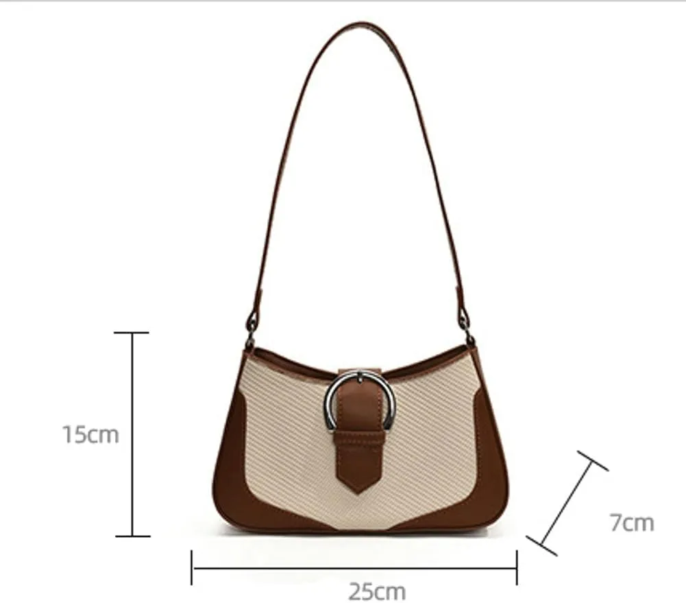 Women's Minimalist and Versatile Niche Shoulder, Crossbody & Underarm Commuter Bag