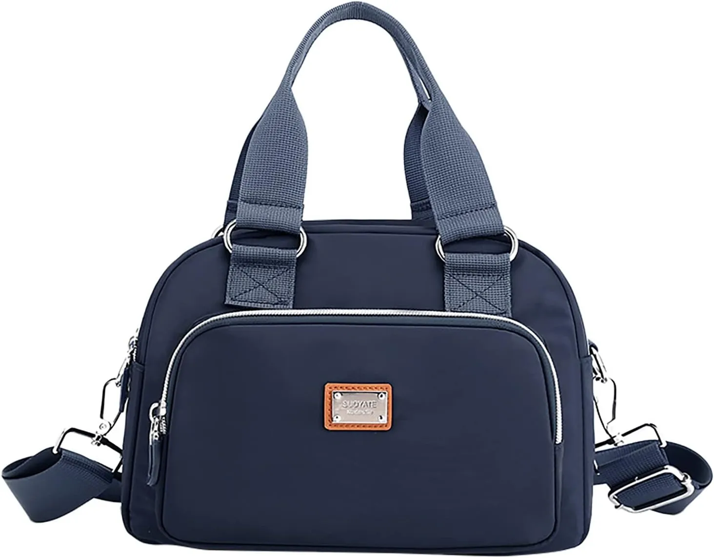 Women's Nylon One Shoulder Messenger Bag New Purpose Canvas Handbag over The Shoulder Bag (BU1, One Size)