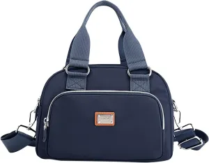 Women's Nylon One Shoulder Messenger Bag New Purpose Canvas Handbag over The Shoulder Bag (BU1, One Size)
