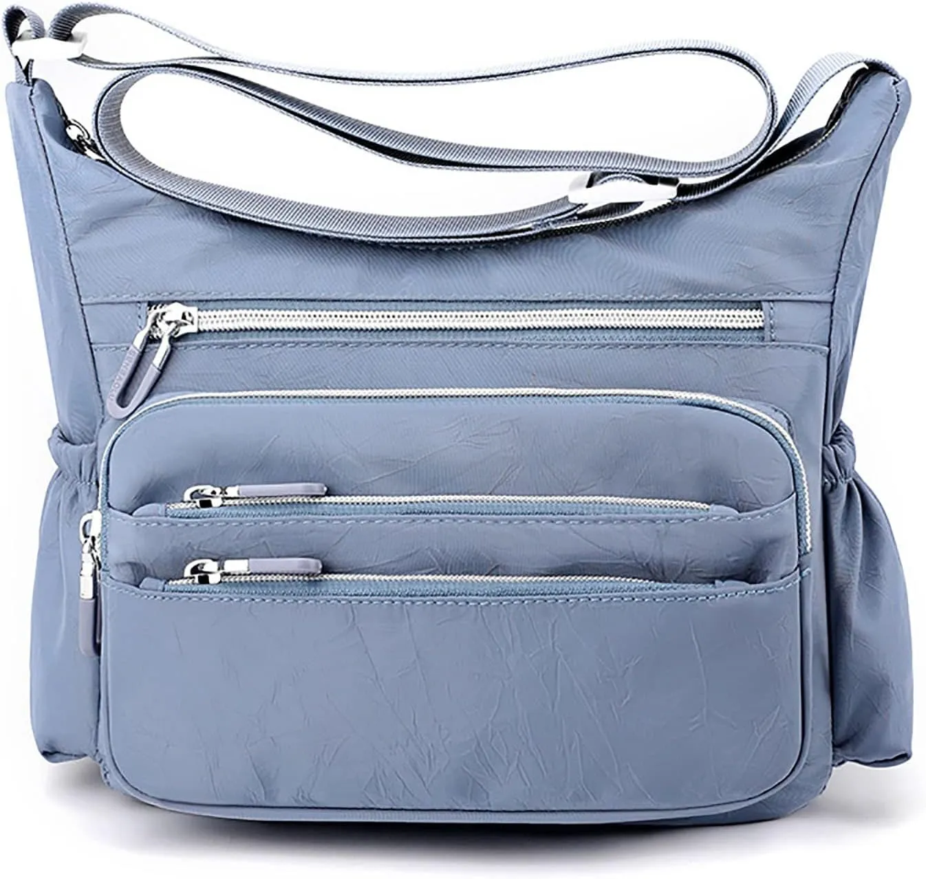 Womens Pocket Casual Crossbody Bag Ladies Shoulder Messenger Bags Handbag For Daily Use Travel Mens (BU1, One Size)