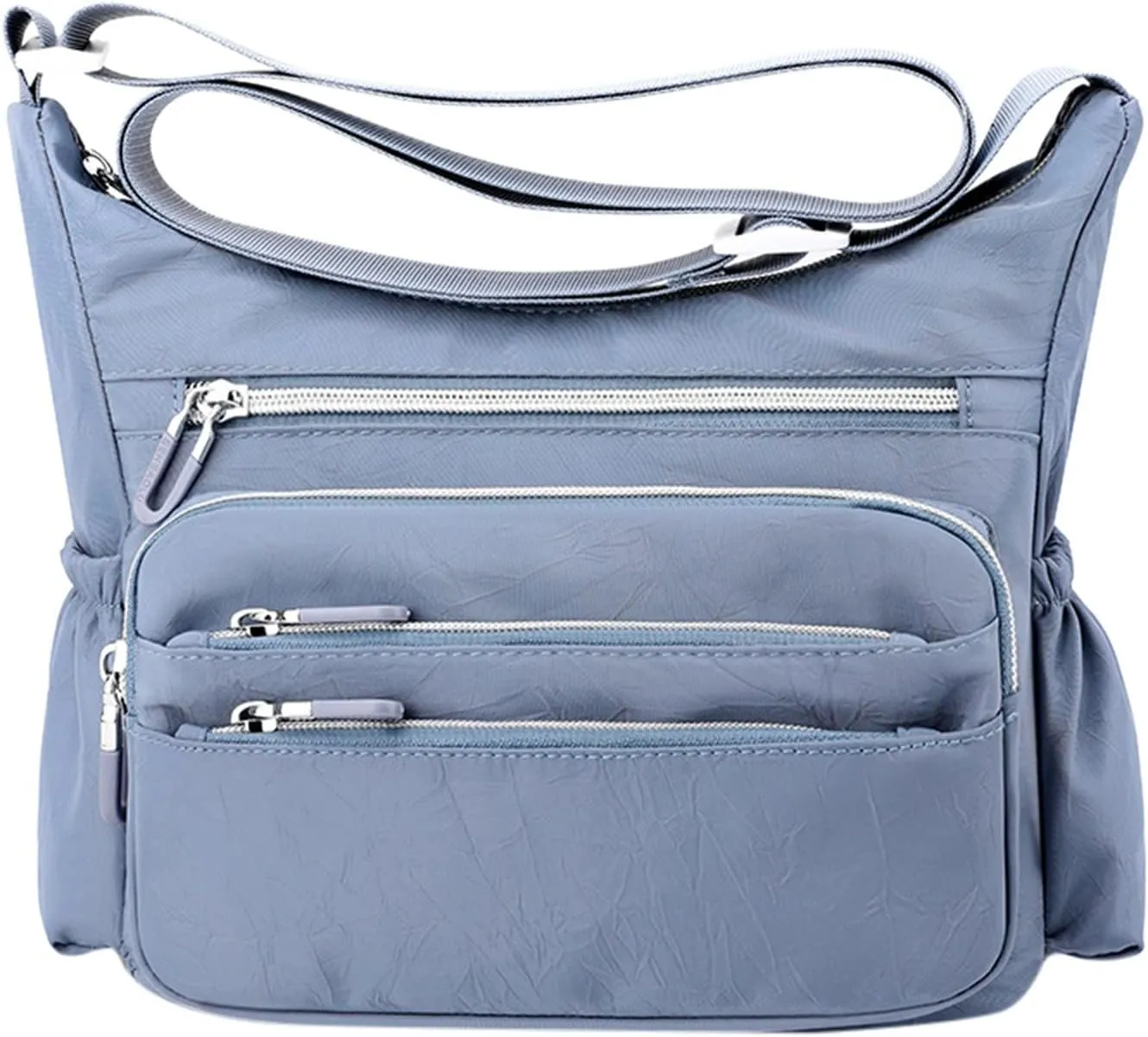 Womens Pocket Casual Crossbody Bag Ladies Shoulder Messenger Bags Handbag For Daily Use Travel Mens (BU1, One Size)