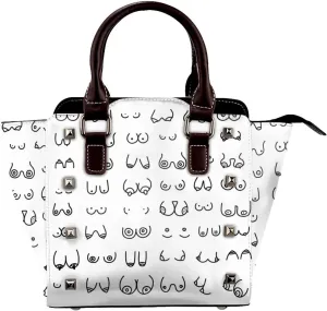 Womens Studded Tote Handbags Top Casual Shoulder Bags Satchel Purse