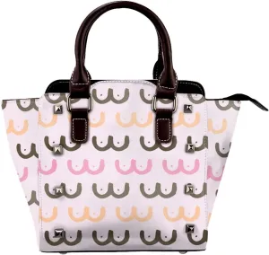 Womens Studded Tote Handbags Top Casual Shoulder Bags Satchel Purse
