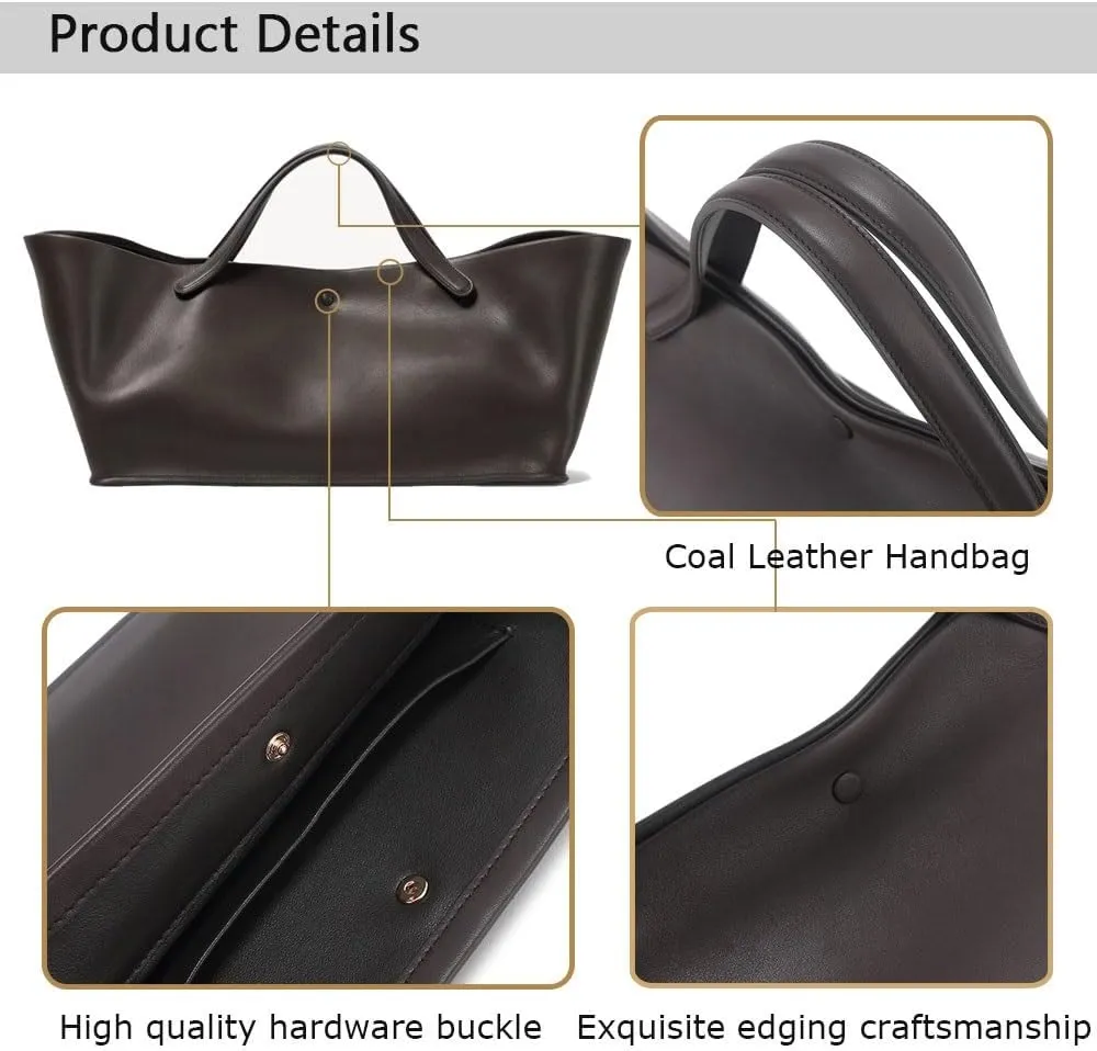 Women's Tote Bag, Commuting Handbags with Leather Shoulder Strap, Designer Oversized Totes Top Handle Handbag