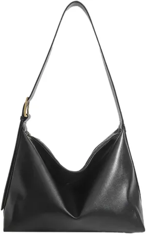Women's Vegan Leather Tote Bag Large Y2K Shoulder Crossbody Bag Trendy Soft Handbag Top Handle Purse