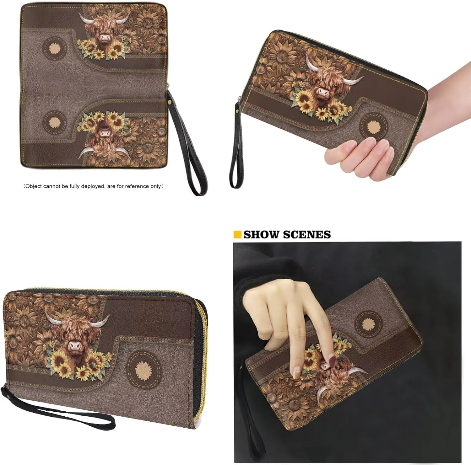 Womens Wallet and Purse Set Tote Bag Hobo Shoulder Handbag with Matching Purse Pu Leather Top Handle Handbag