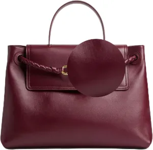 Women's Woven Bags, Crossbody Bags Fashion Women's Leather Tote Bag - Medium Crossbody with Bow, Trendy Handbags