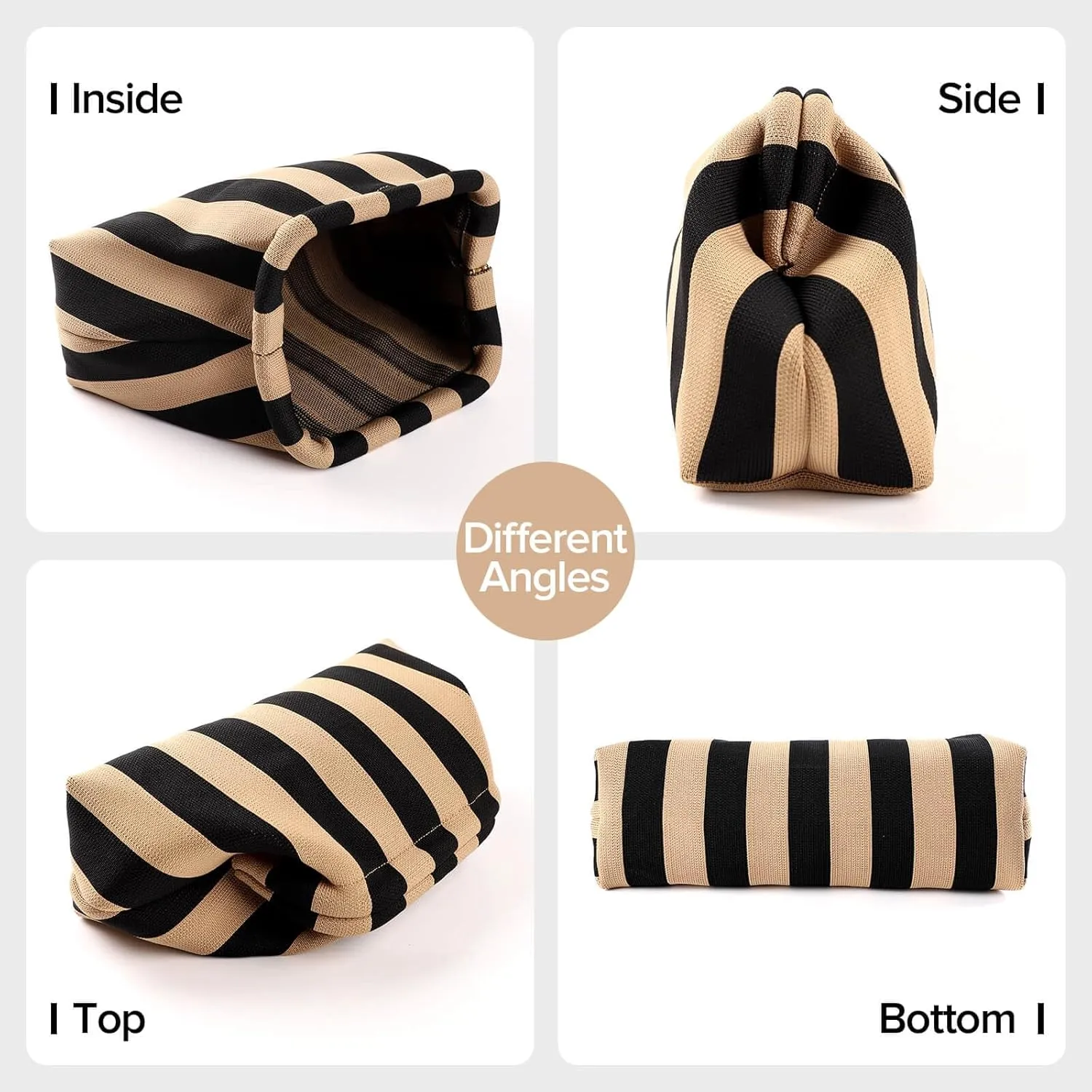 Woven Dumpling Bags for Women Pink and Green Purse Colorblock Clutch Crochet Purses Handbags Summer Beach Clutch 2025