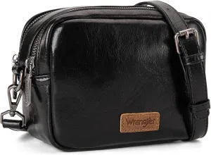 Wrangler Crossbody Bags for Women Shoulder Handbag with Dual Zipper Design