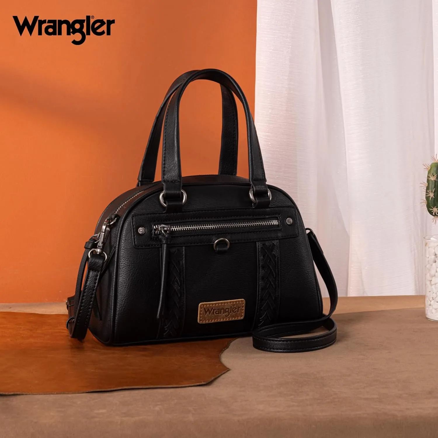 Wrangler Crossbody Bags Satchel Handbags for Women Top Handle Purse