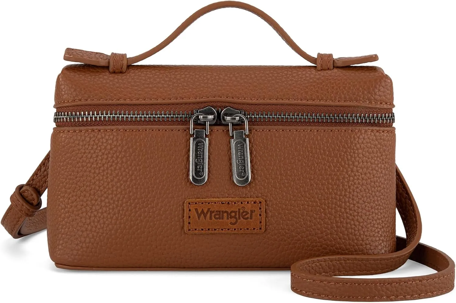 Wrangler Mini Crossbody Bag for Women Top-Handle Handbags Designer Shoulder Cute Purses Trendy