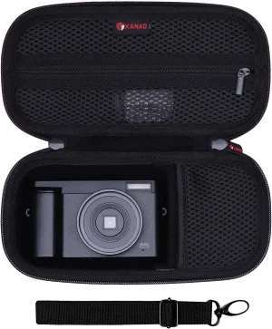 XANAD Digital Camera Case for Sony Alpha 6400,6000,6100,6700,6600/ RX100 VII or Sony Alpha ZV-1,ZV-1F,ZV-E10,ZV-E10 II 4K Vlogging Camera, with Shoulder Strap (Black)-Internal:8.3"x3.9"x2.2"
