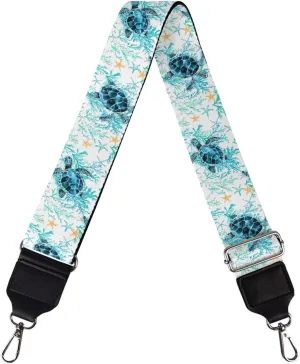 Xoenoiee Print Purse Strap Replacement Crossbody for Women Men Adjustable Wide Strap for Purses Shoulder Canvas Bag