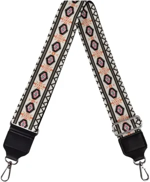 Xoenoiee Print Purse Strap Replacement Crossbody for Women Men Adjustable Wide Strap for Purses Shoulder Canvas Bag