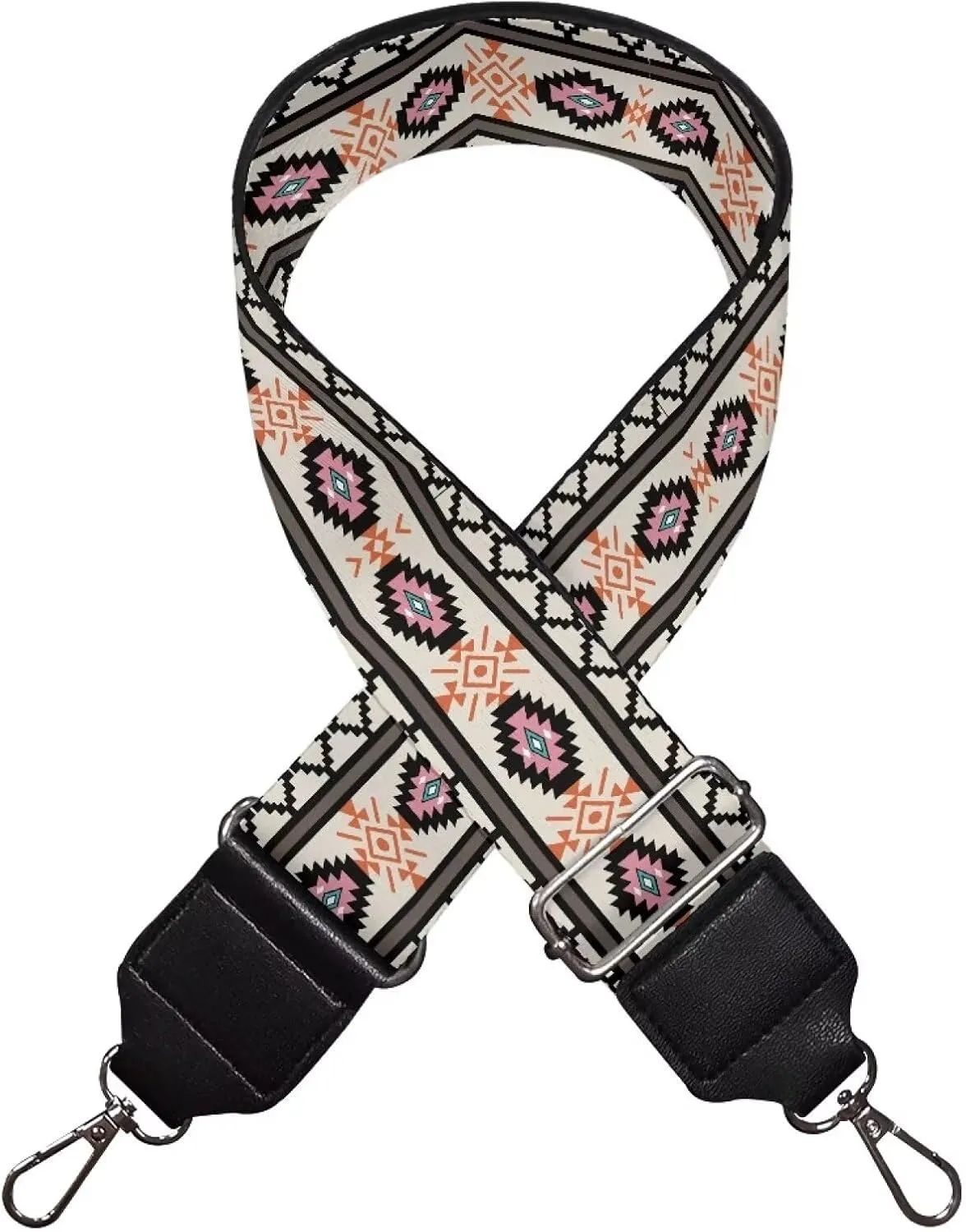 Xoenoiee Print Purse Strap Replacement Crossbody for Women Men Adjustable Wide Strap for Purses Shoulder Canvas Bag