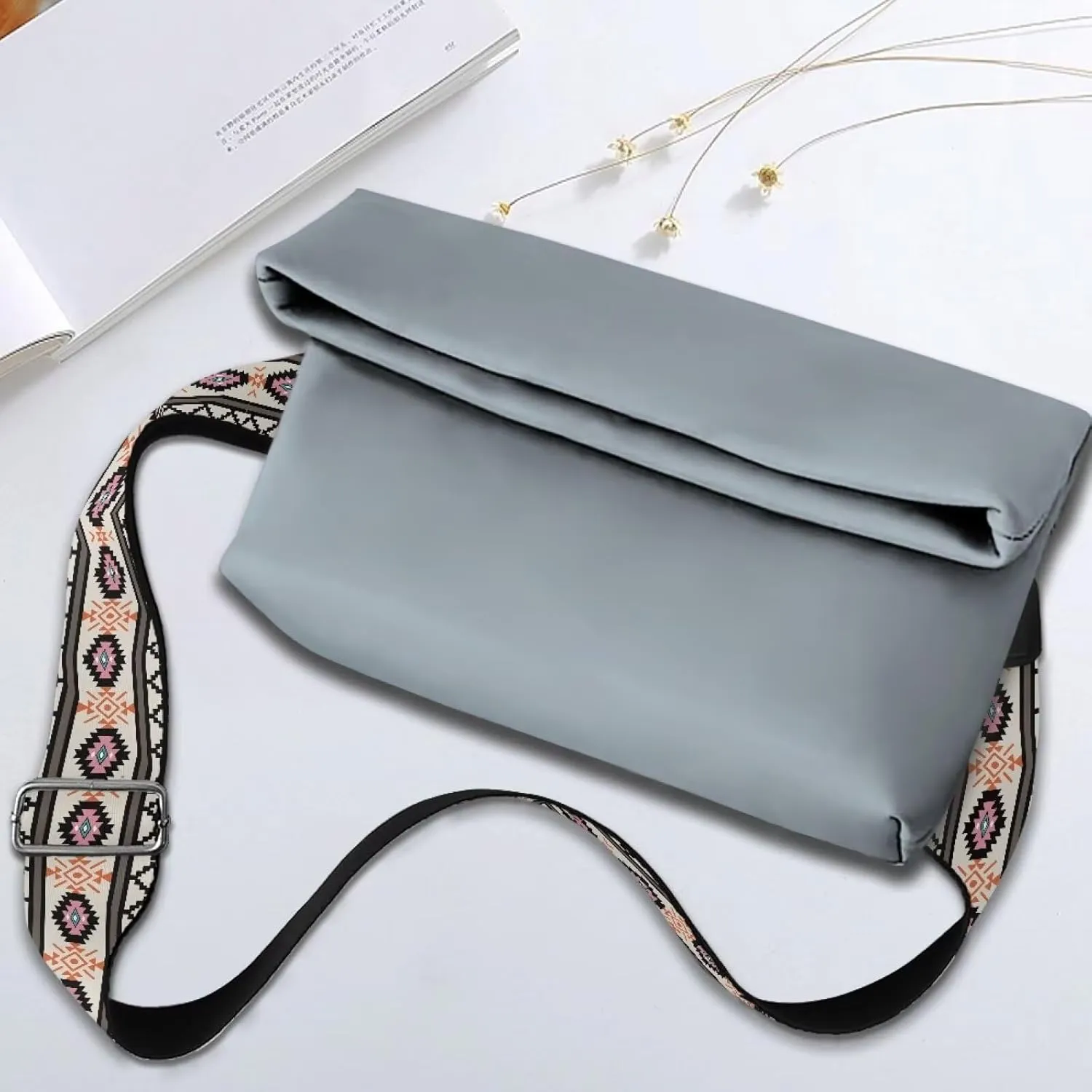 Xoenoiee Print Purse Strap Replacement Crossbody for Women Men Adjustable Wide Strap for Purses Shoulder Canvas Bag