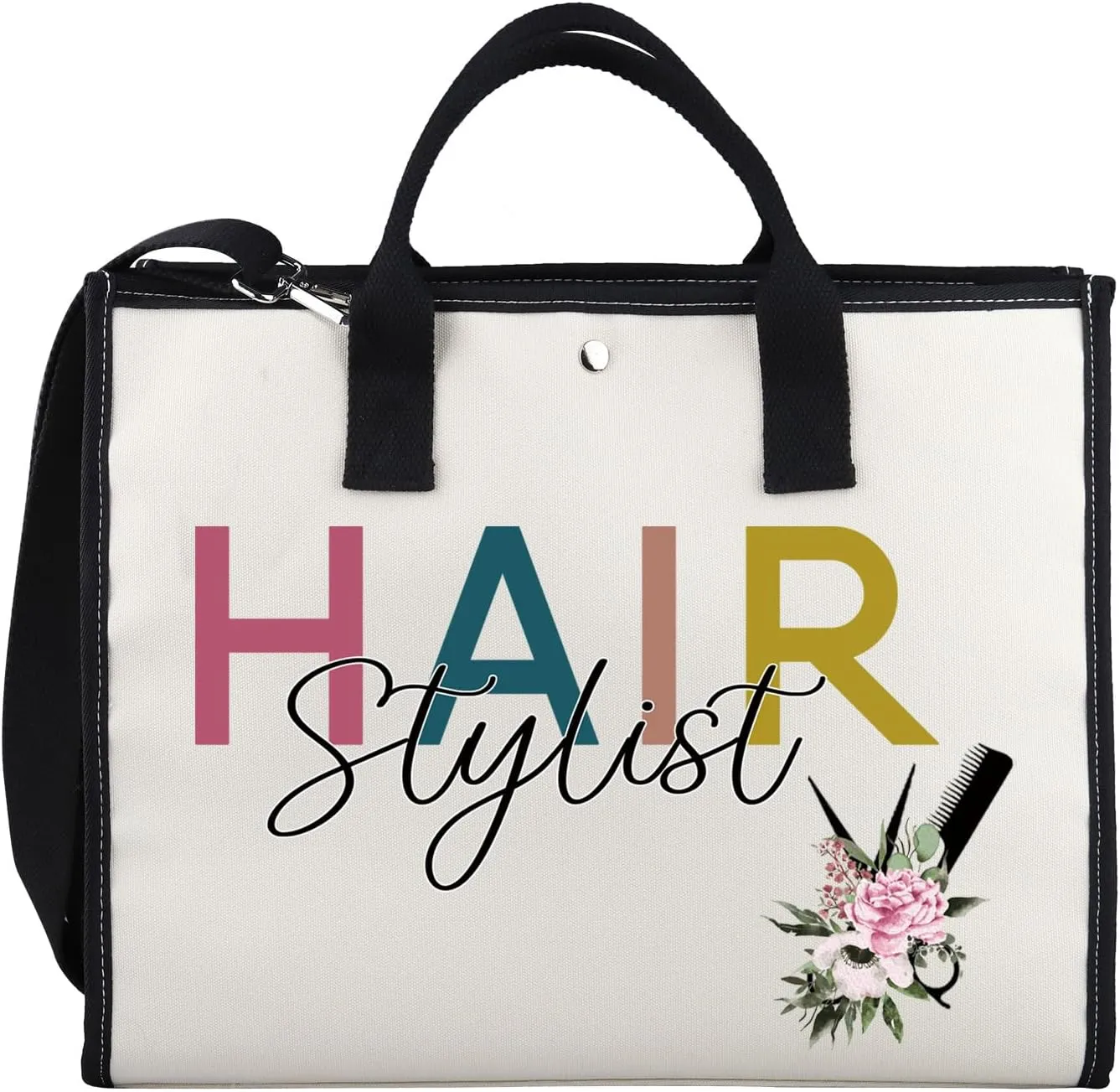 XYANFA Hair Stylist Tote Bag Cosmetologist Tote Bag Hairstylist Gift Barber Bag Hairdresser Tote Bag