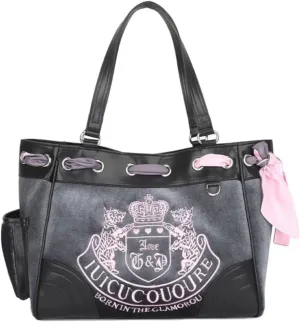 Y2K Bag Vintage Retro Chic Embroidery Velvet Shoulder Bag Large Capacity E-girls Tote Bags Shopping Handbags
