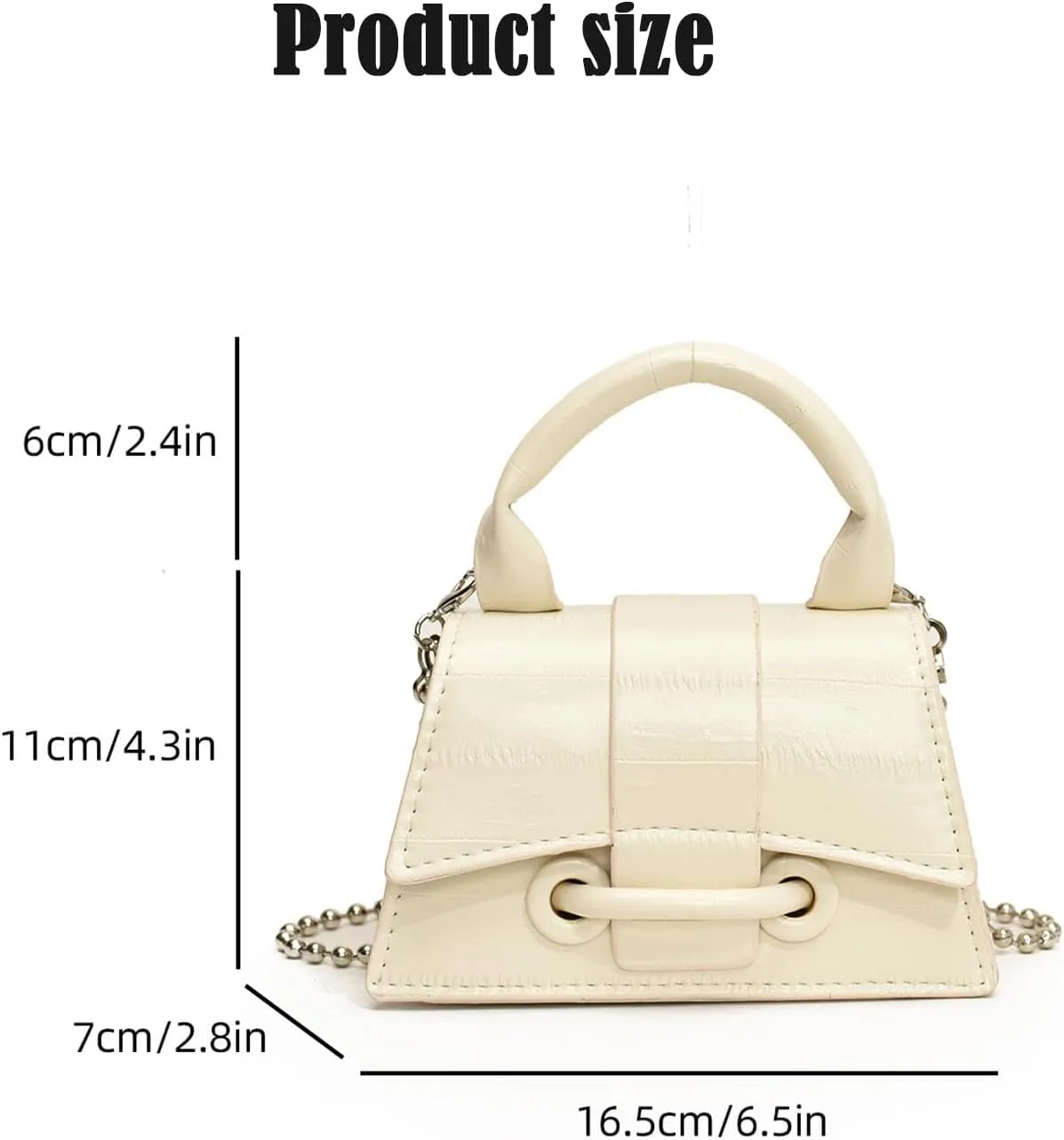 Y2K Top Handle Bag for Women, Stylish Mini Purses Crossbody Shoulder Bags, Clutch for Cocktail Party Prom