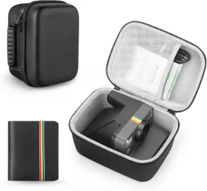 Yinke Case for Polaroid Originals Onestep 2 VF/Now I-Type/OneStep  Instant Camera, Hard Protective Cover Travel Carrying Storage Bag (Black with Album)