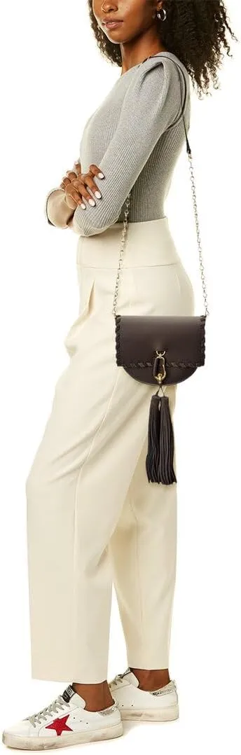 ZAC Zac Posen Belay Mini Saddle Crossbody - Fringe