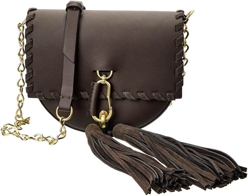 ZAC Zac Posen Belay Mini Saddle Crossbody - Fringe