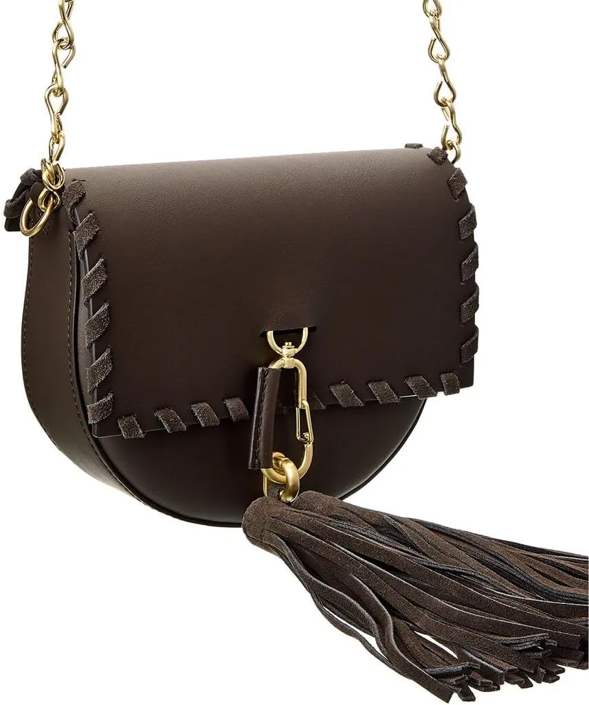 ZAC Zac Posen Belay Mini Saddle Crossbody - Fringe