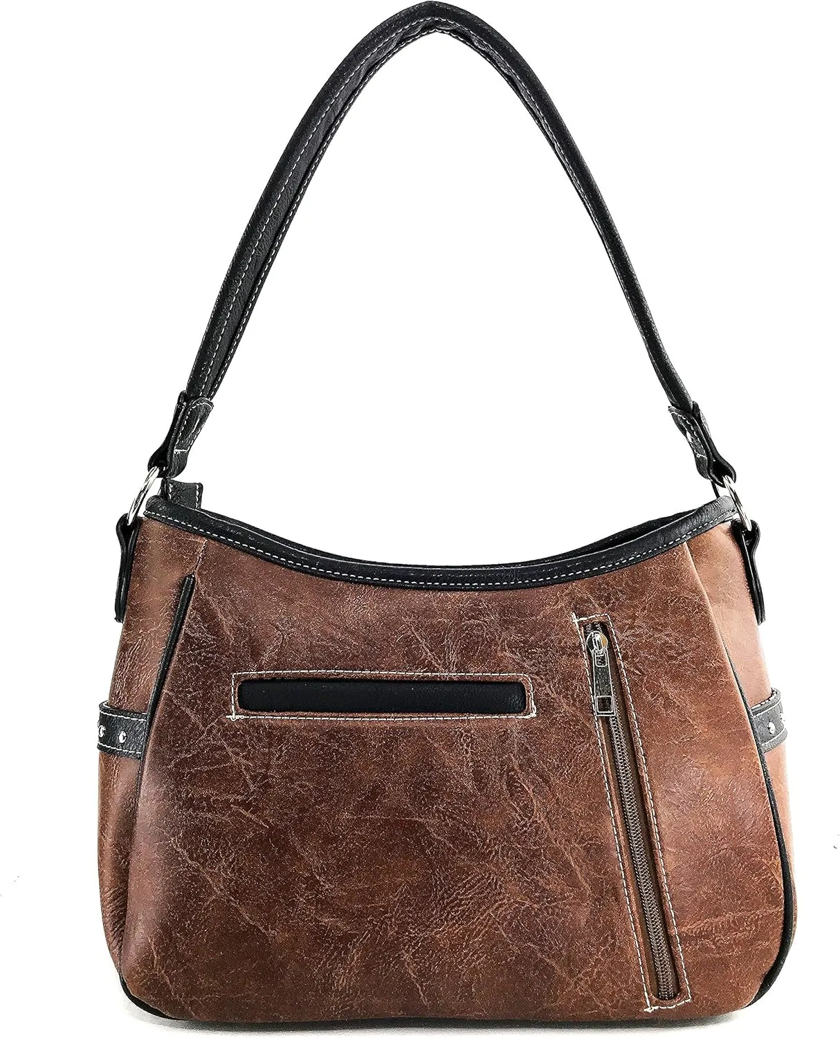 Zelris Bible Verse Philippians 4:13 Women Conceal Carry Hobo Purse Wallet Set