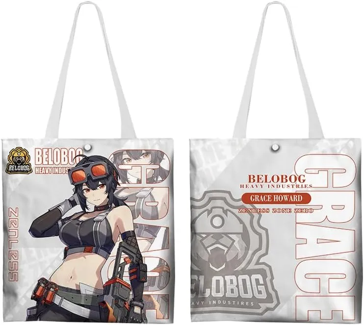 Zenless Zone Zero Canvas Tote Bags Canvas Bags Black Use For Grocery Bags Shopping Bags Gift Bags