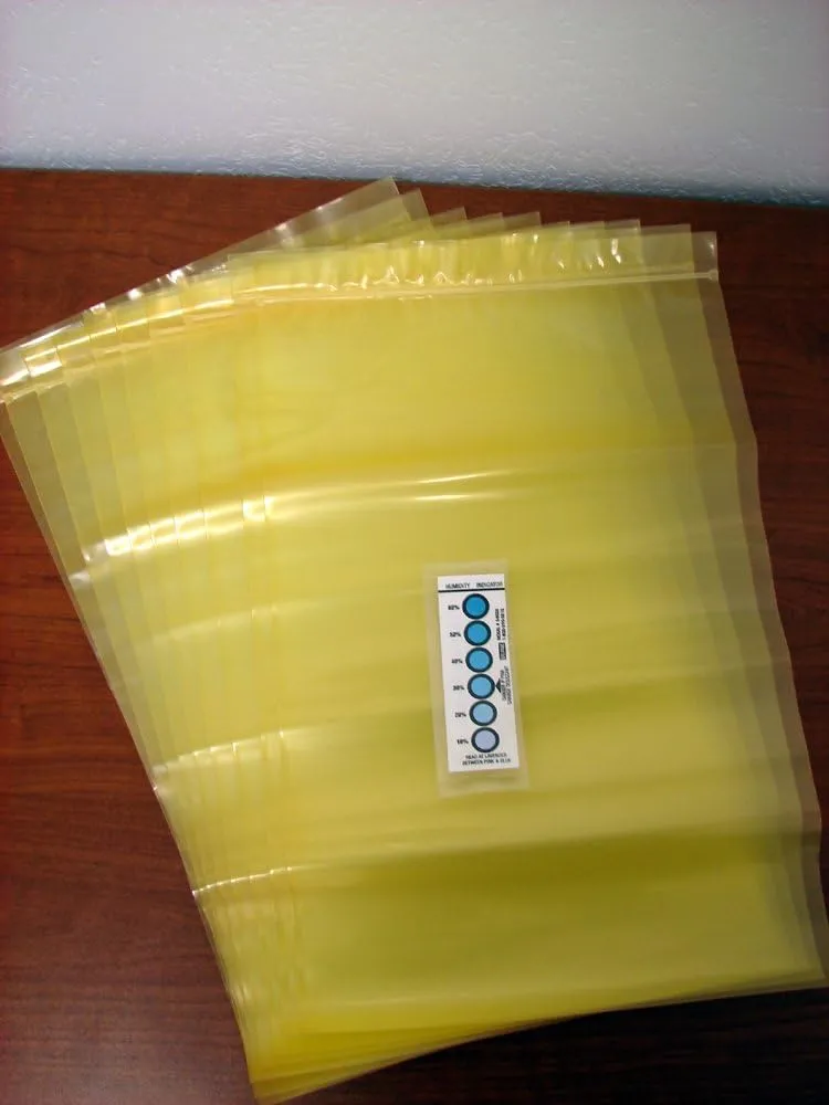 Zerust 12" x 18" Rust Prevention Multipurpose Poly Bag with Zip Closure with Corrosion Prevention and Protection -10 Pack
