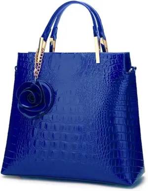 ZiMing Womens Handbags Glossy Patent Leather Top Handle Handbag Tote Bags Satchel Ladies Premium Shoulder Bag Crossbody Bag