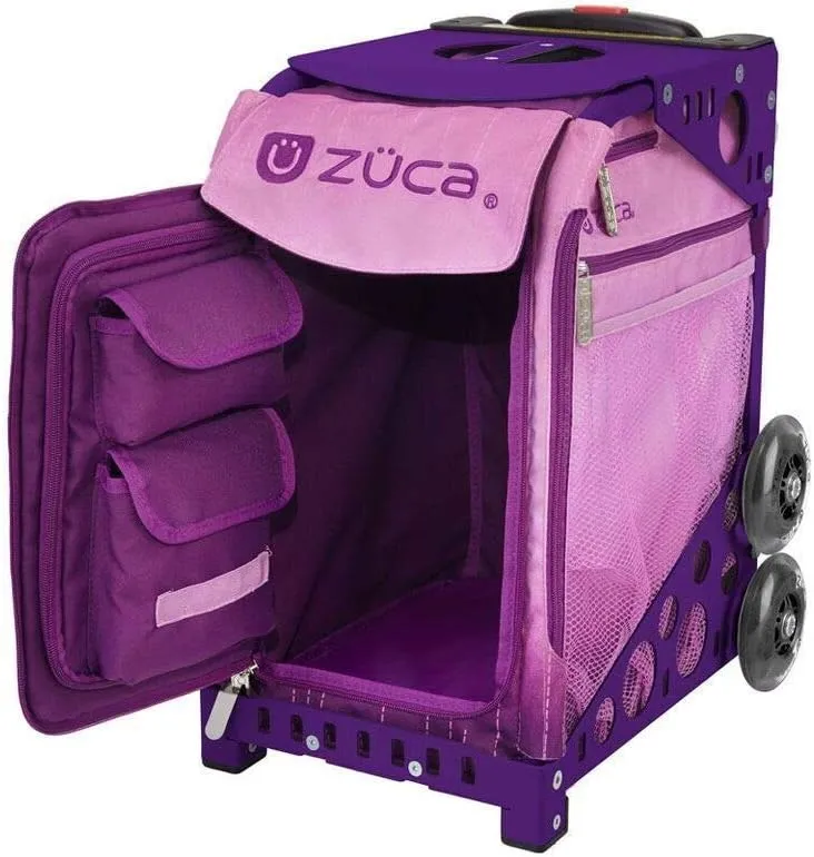 ZUCA Sport Suitcase with Built-in Seat - Velvet Rain Insert Bag, Choose Your Frame Color